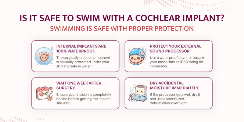 Life After a Cochlear Implant- Is it Safe to Swim with a Cochlear Implant?