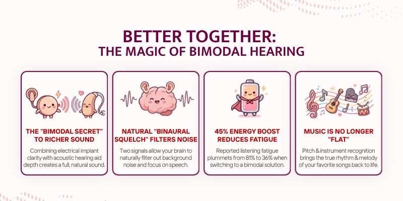Bimodal Hearing Benefits - The Magical of Bimodal Hearing